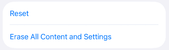 Fabrieksinstellingen herstellen of een andere telefoon gebruiken