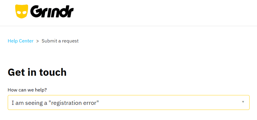 Contact opnemen met de Grindr-ondersteuning