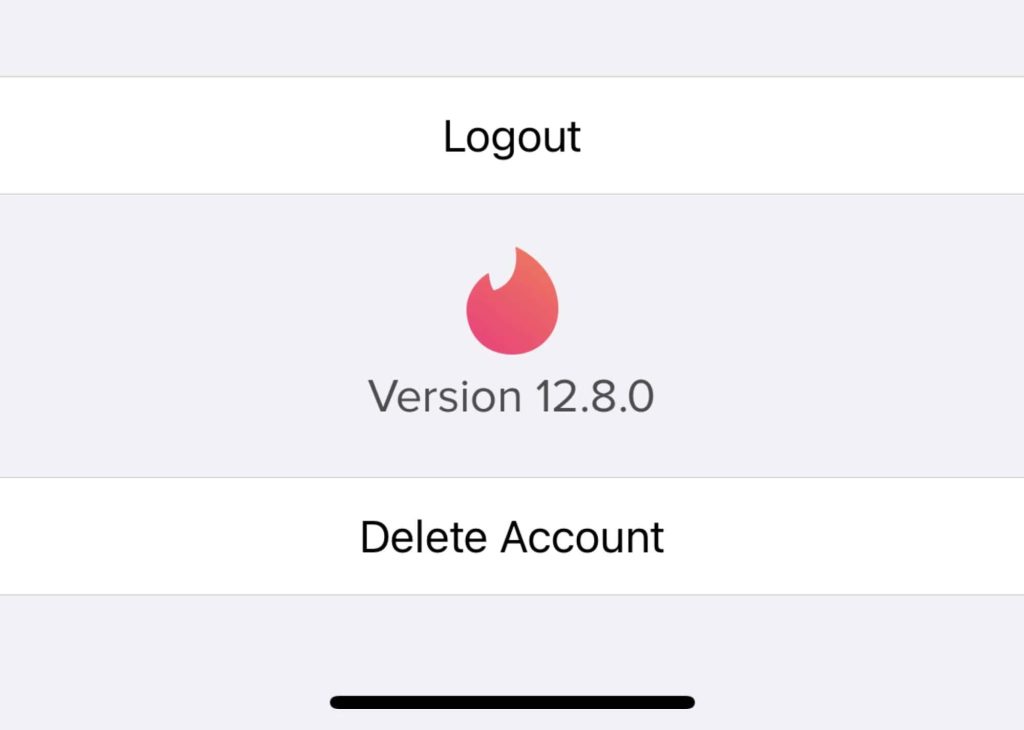 Delete and Start Fresh Tinder