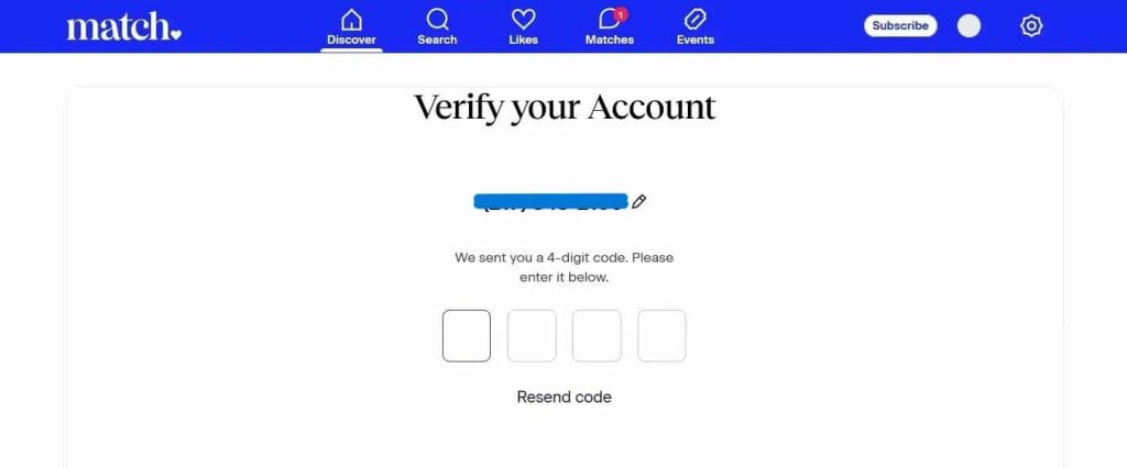 Si sigues sin poder verificar tu número en Match