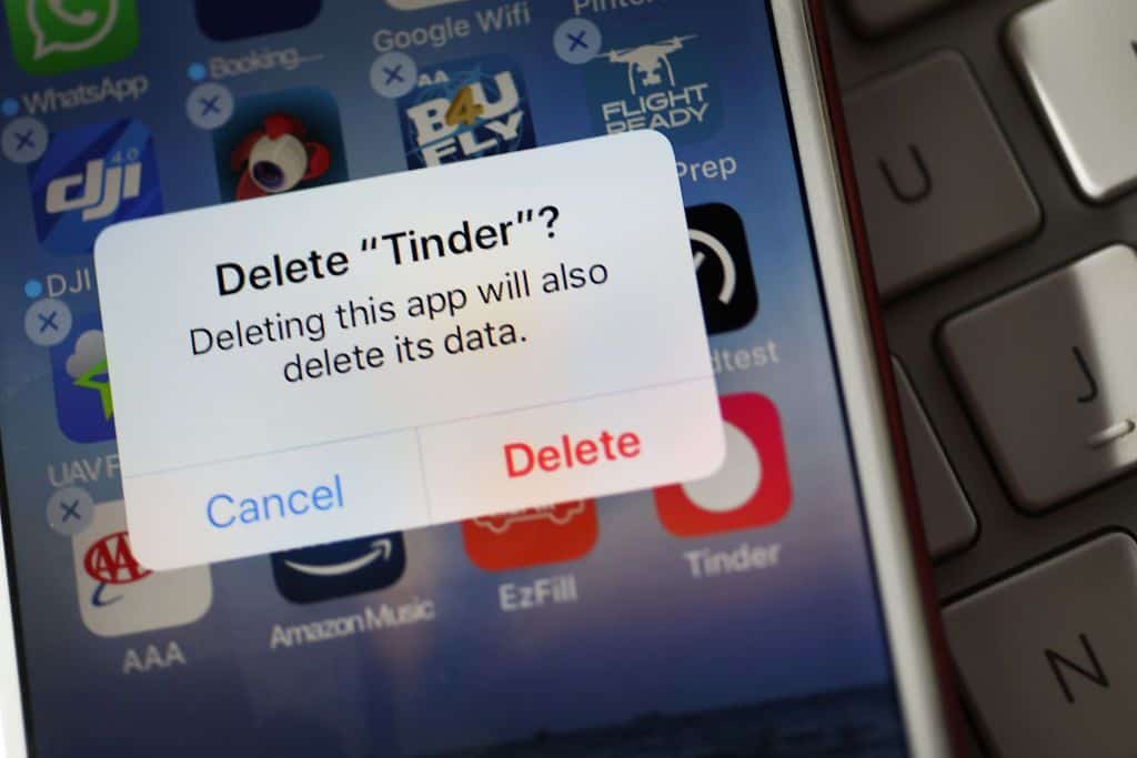Tinder deinstallieren und Daten löschen