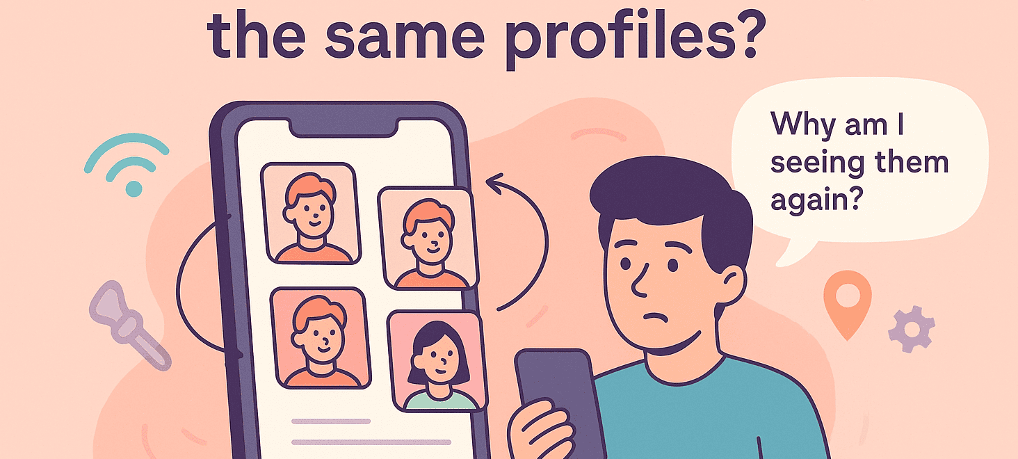 tinder same profiles over and over