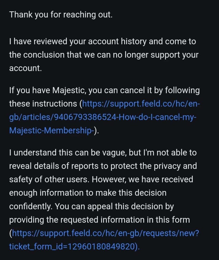 What to Expect from Feeld Support