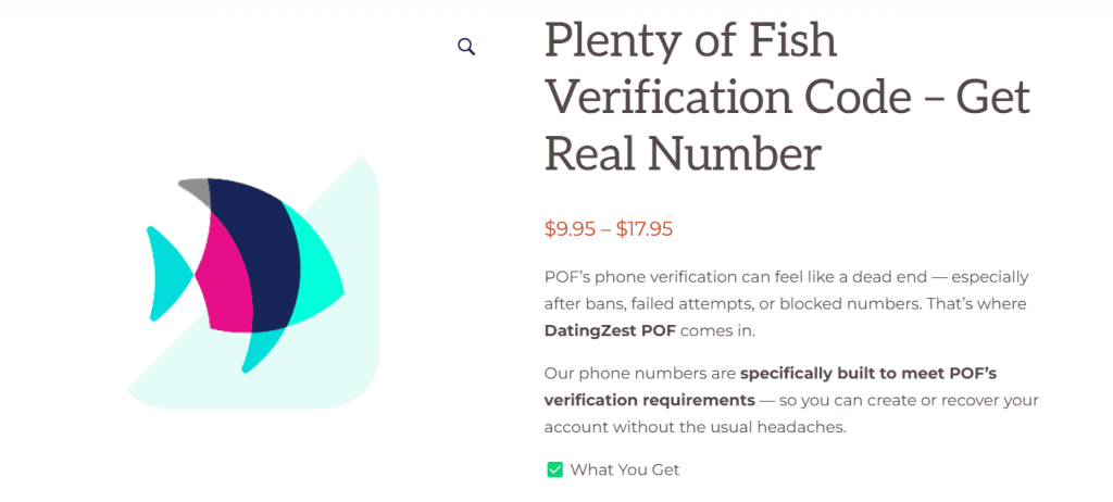 Use PlentyOfFish Without a Phone Number Through DatingZest.