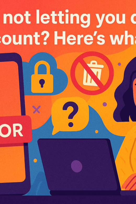 cant delete tinder account