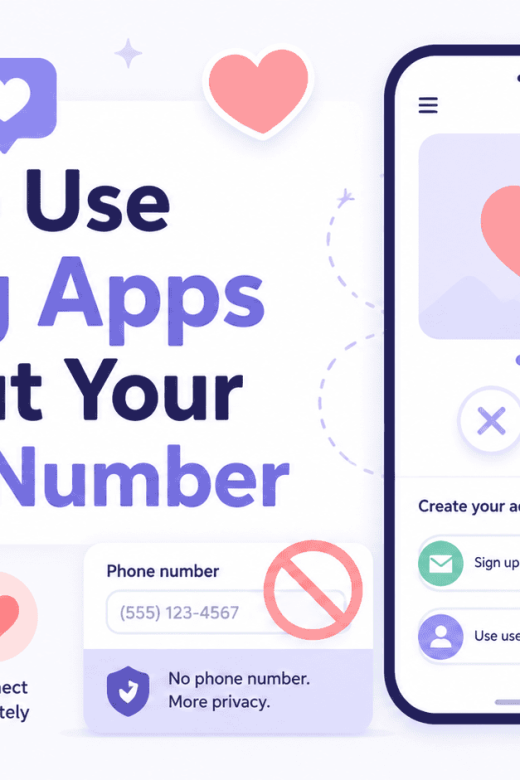 How to Use Dating Apps Without Your Personal Phone Number 2026