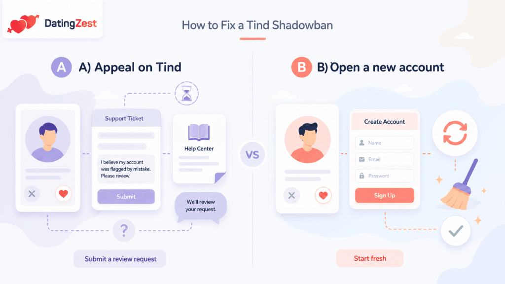 How to Fix a Dating app Shadowban