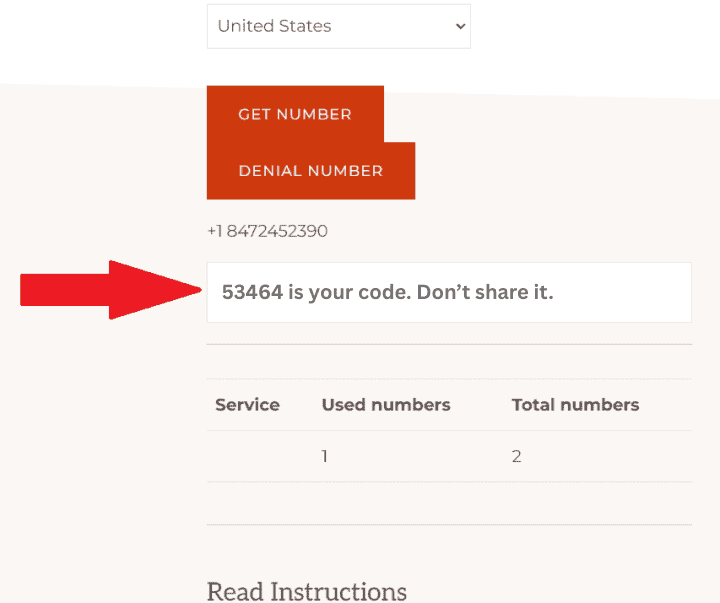 Schrijf de verificatiecode op